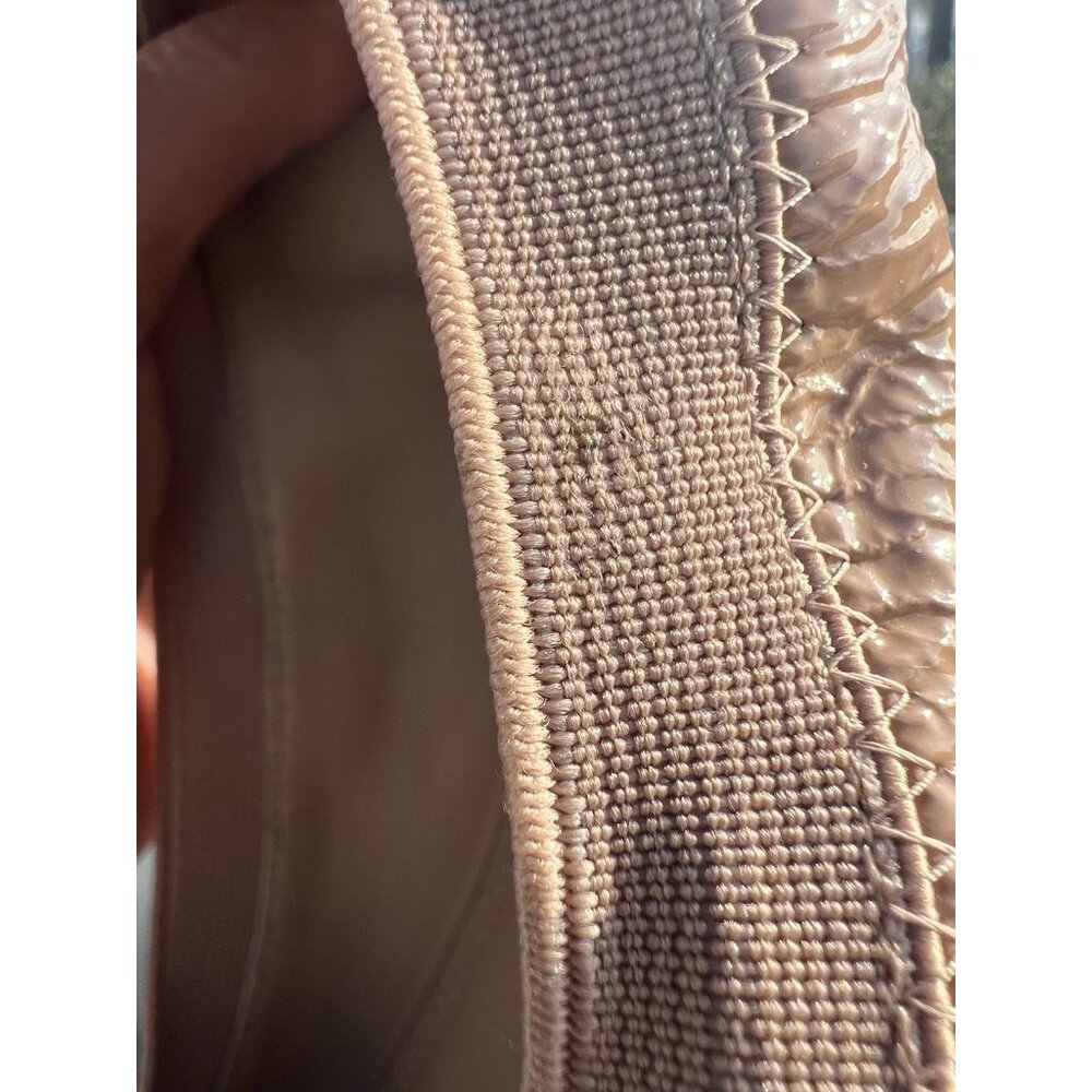 Tory Burch Jolie Ballet flats blush pink tan scrunch patent leather 10.5 - Picture 12 of 12